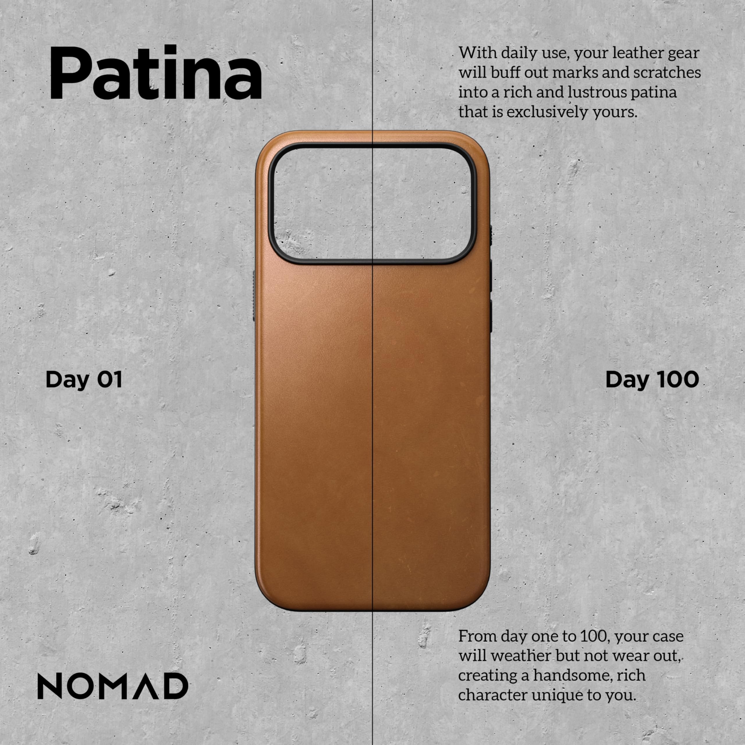 Amazon.com: NOMAD Modern Leather Case English Tan Compatible with